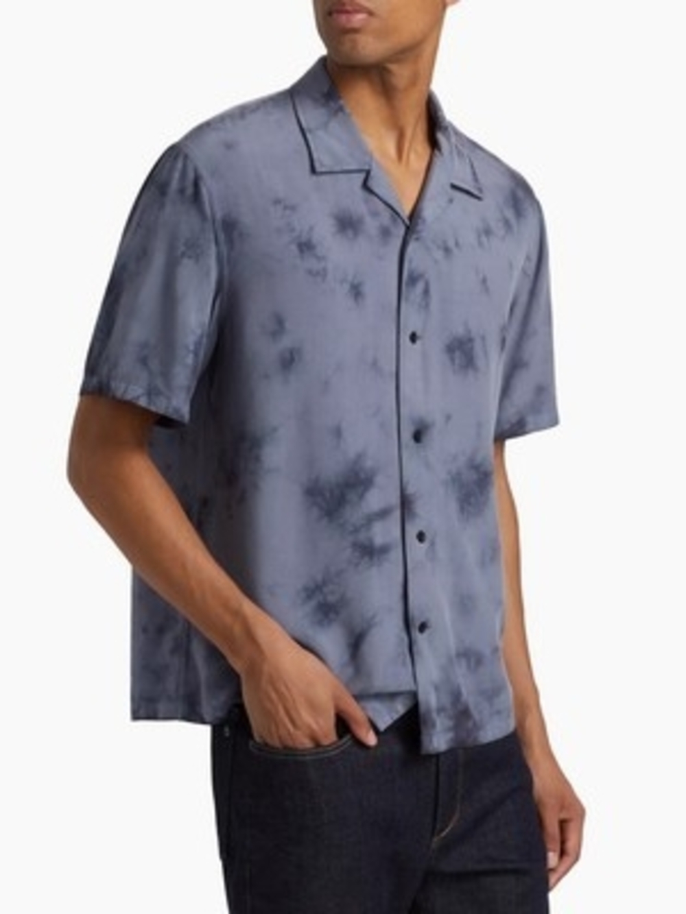 rag & bone Men’s Tie-Dye Camp Shirt – Size M